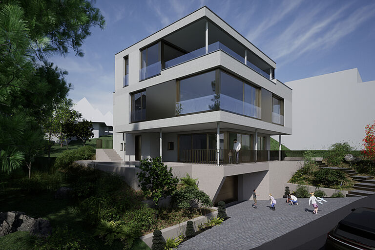 Neubau-Projekt: 382 m2 Stadtvilla Zug  - 6340 Baar