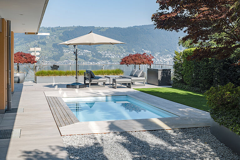 Exklusives 5.5-Zimmer-Terrassenhaus mit traumhafter Seesicht  - 6405 Immensee