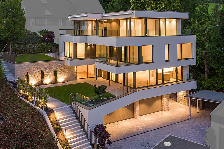 VILLA PANORAMA – Exclusive newly built villa with unobstructed lake and mountain views in Baar  - 6340 Baar