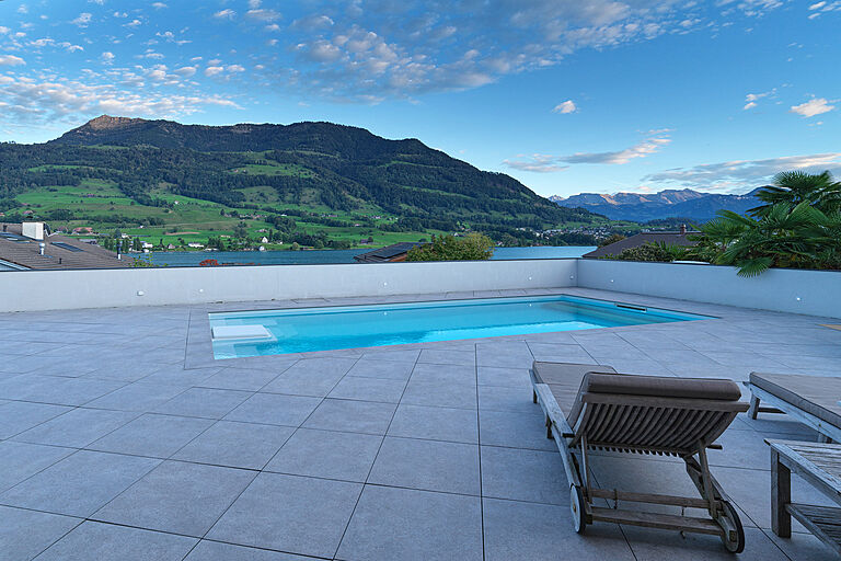345 m2 country house villa with a total lake and mountain view  - 6402 Merlischachen SZ