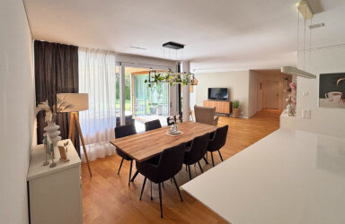 Befristeter Mietvertrag auf 6 Monate: Moderne, ruhig gelegene 3.5-Zi-Gartenwohnung  in Unterägeri